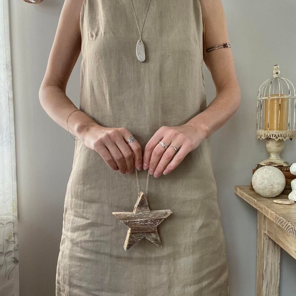 Unbranded Women's Brown and Khaki Dress